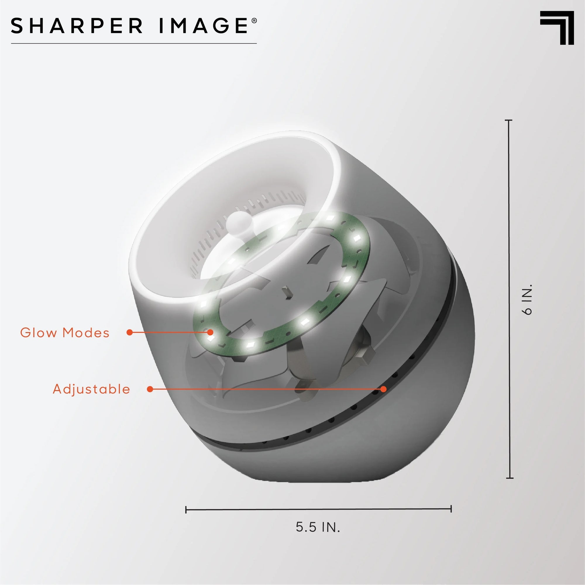 Sound Soother Wind, White Noise Machine with LED Glow