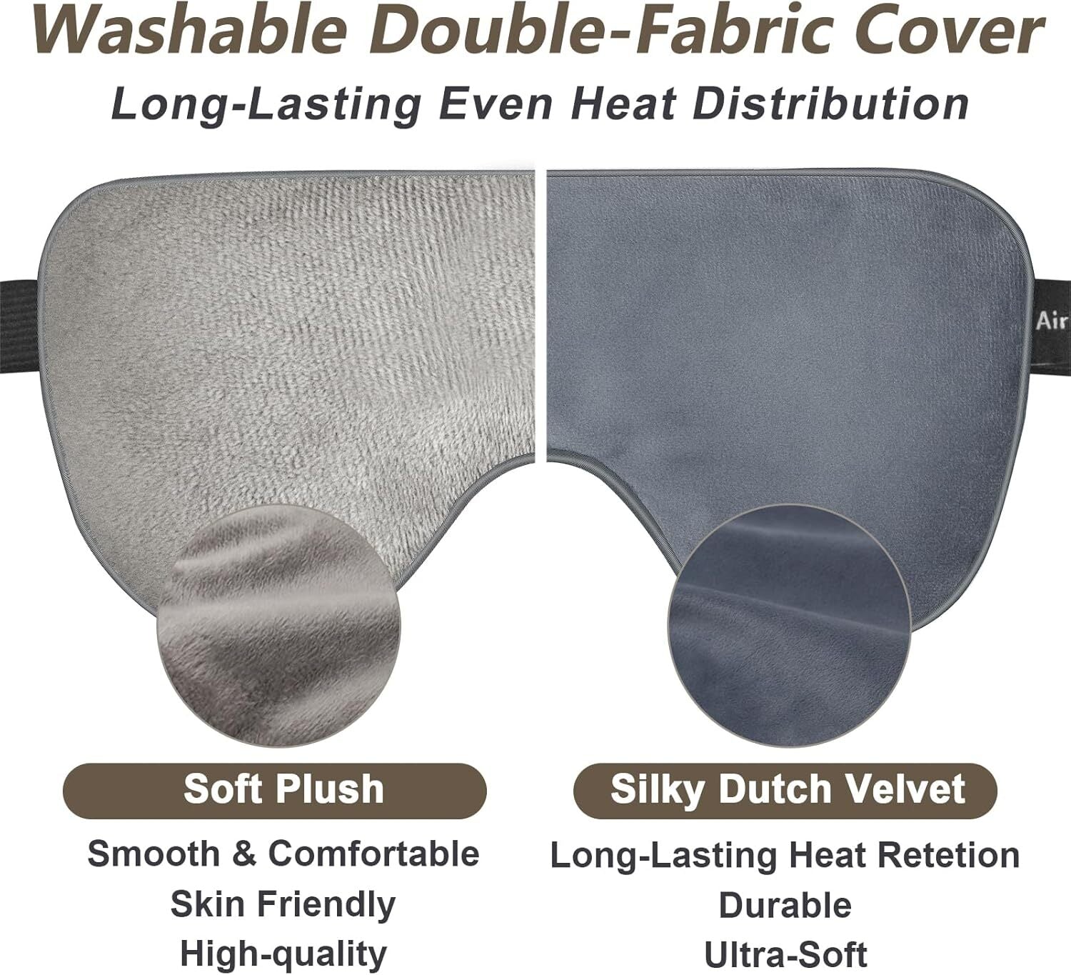 Microwave Activated Warm Eye Compress for Dry Eyes, Blepharitis & Stye, Heated E