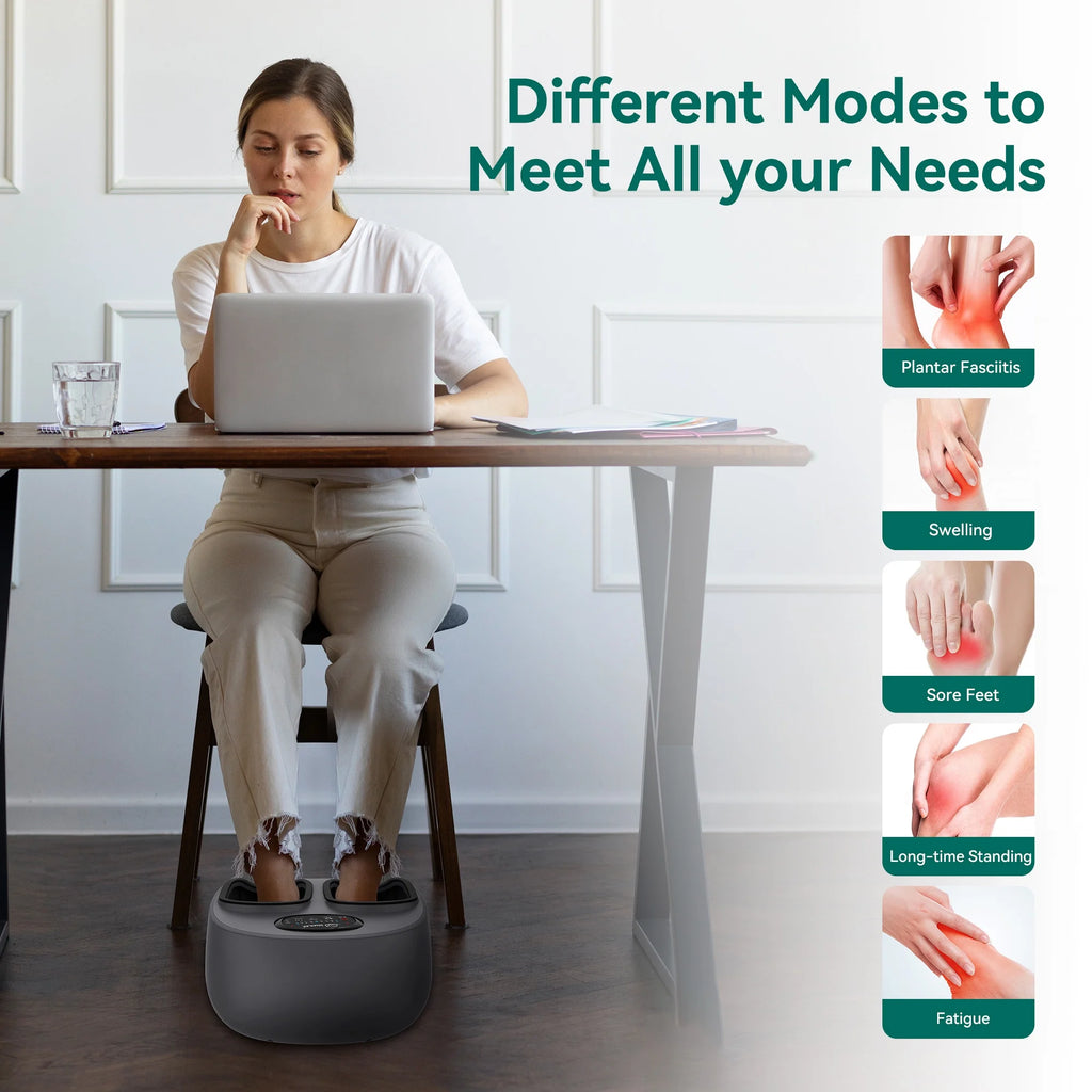 Shiatsu Foot Massager with Heat, Foot Massage Machine for Blood Circulation, Gift