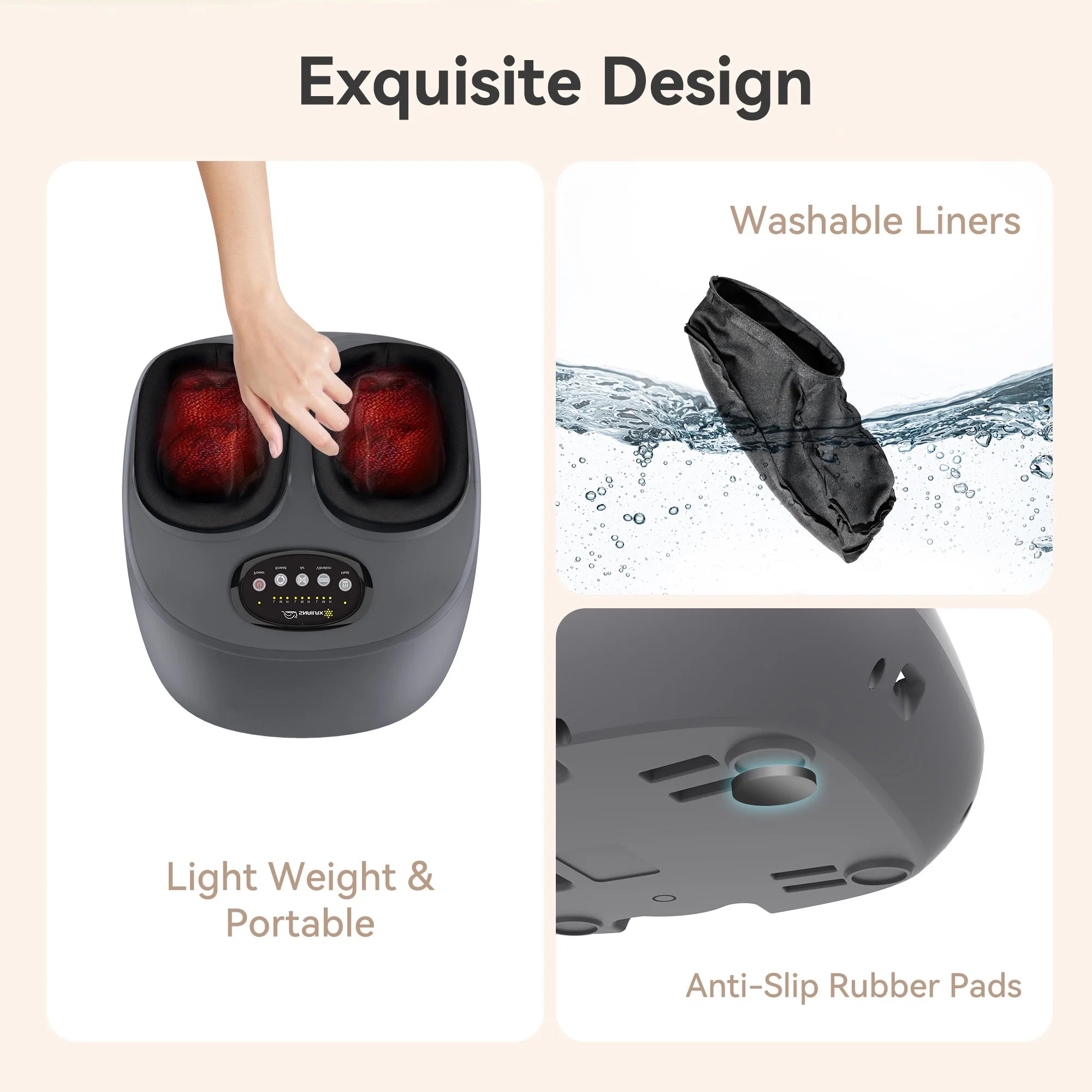 Shiatsu Foot Massager with Heat, Foot Massage Machine for Blood Circulation, Gift
