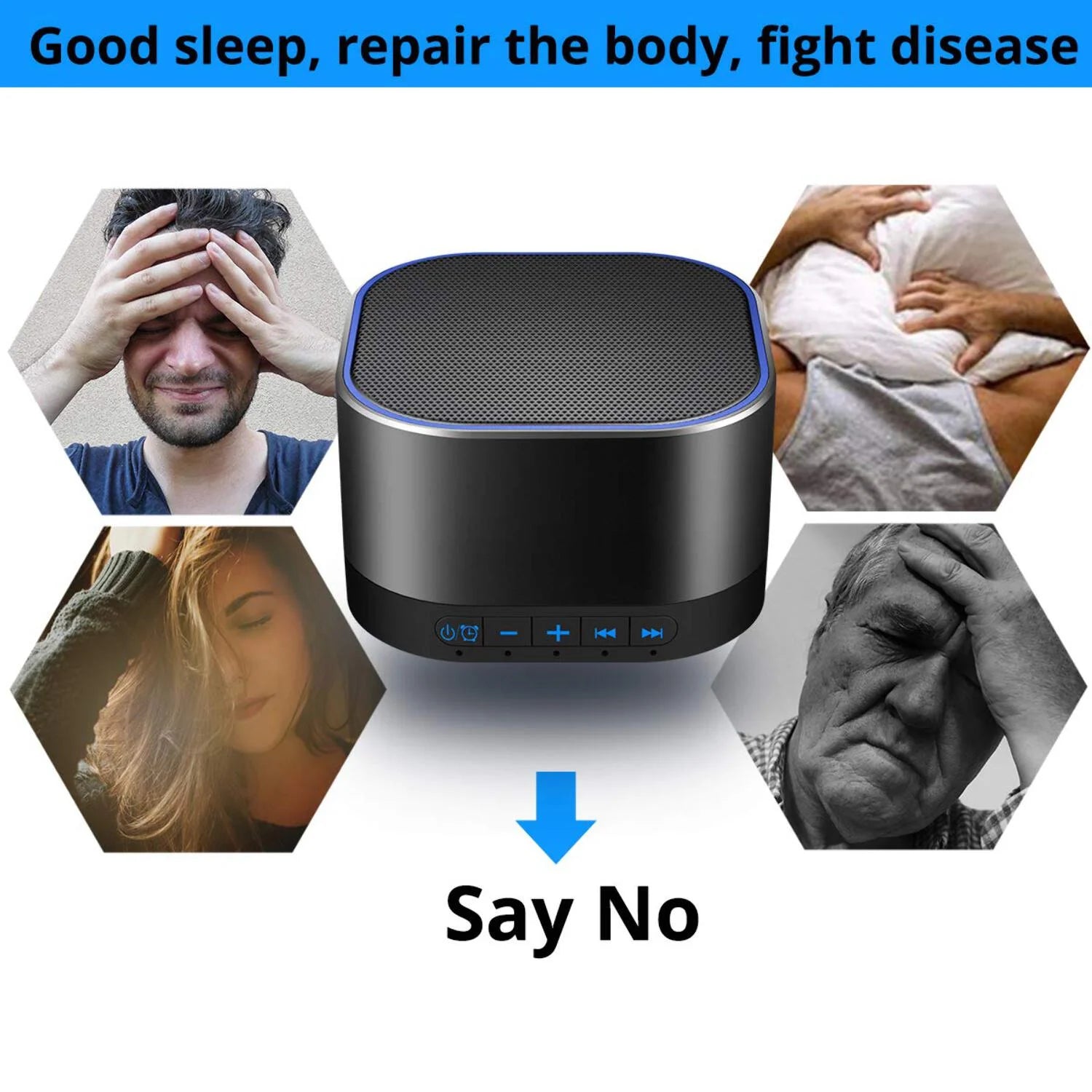 Sound Machines White Noise Machine with 20 Non Looping Natural