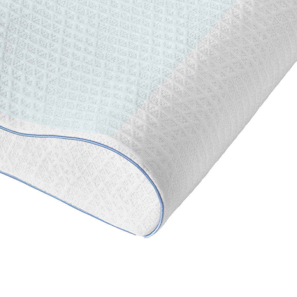 Bodipedic Cooling Gel Overlay Memory Foam Contour Bed Pillow