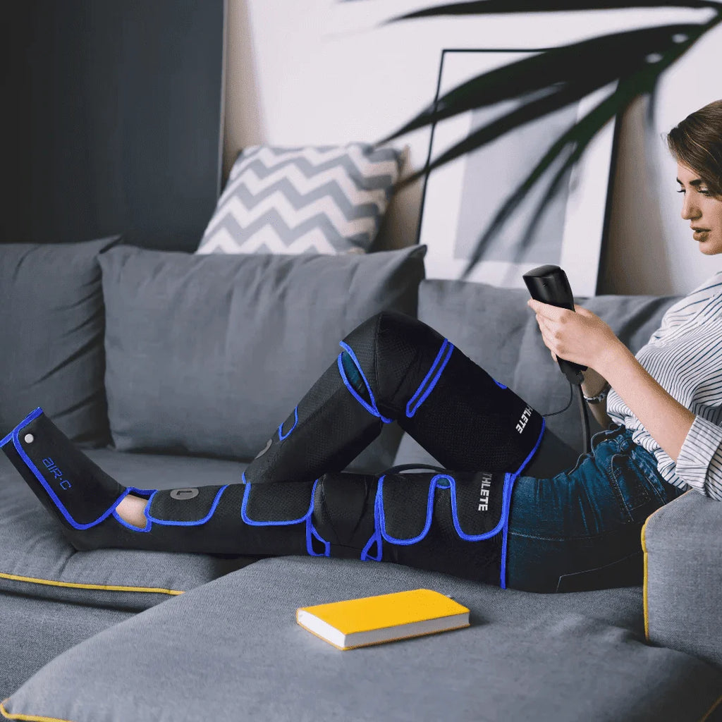 AIR-C Full Leg Massager for Circulation and Pain Relief Compression Thigh, Calf, Foot Massager