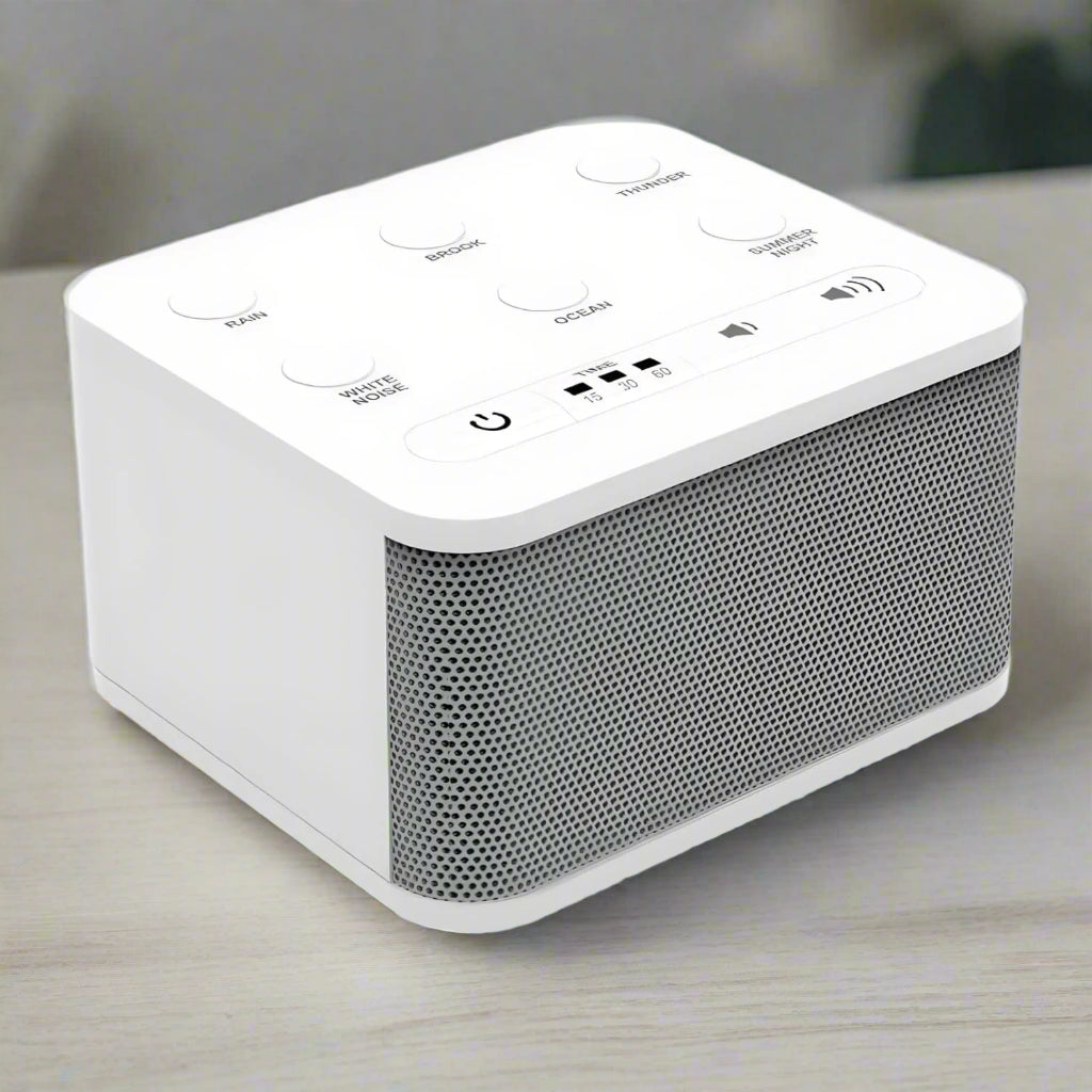 Big Red Rooster Sleep Sound Machine - White Noise Device for Kids and Babies with Rain and Nature Sounds - Portable Noise Cancellation for Nap Time, Bedroom, Nursery, or Office - 4X4X3 In
