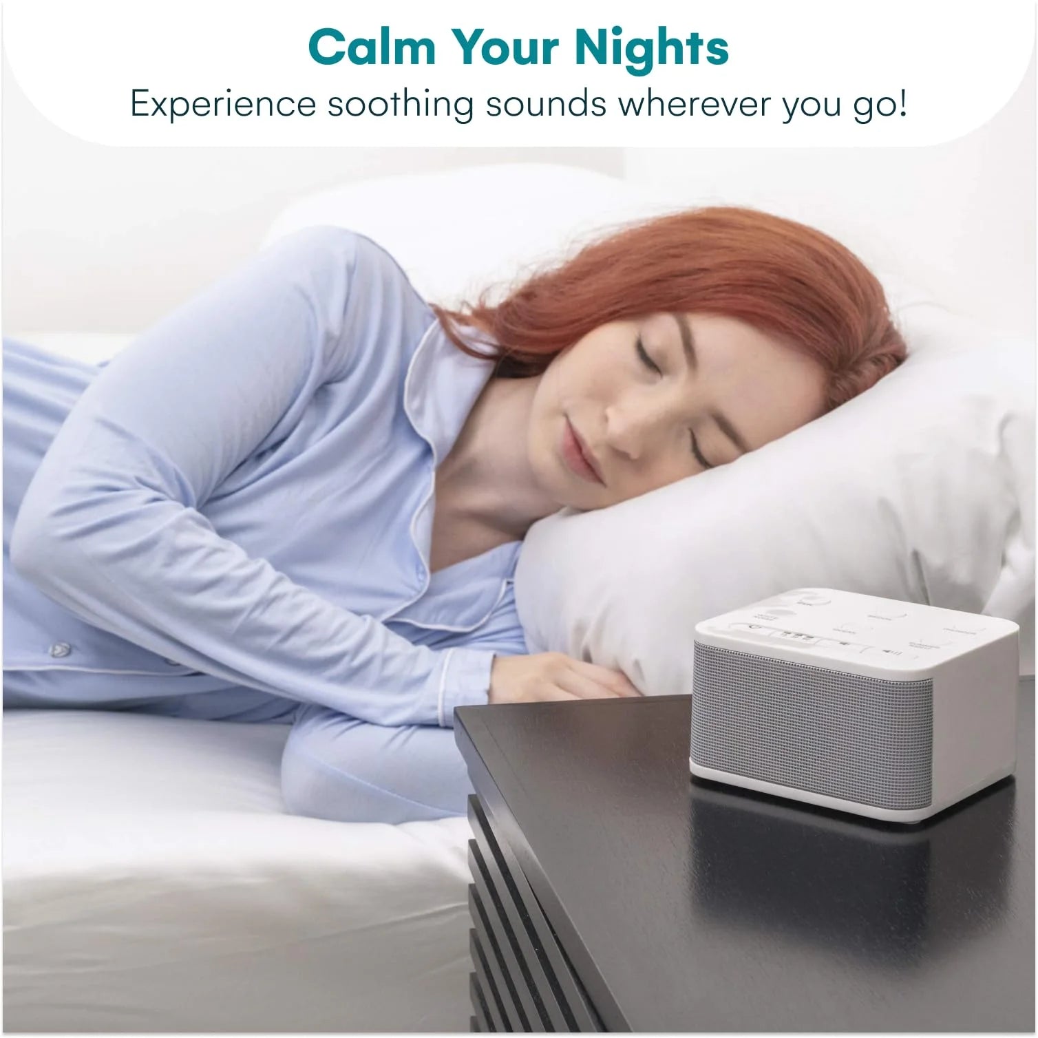 Big Red Rooster Sleep Sound Machine - White Noise Device for Kids and Babies with Rain and Nature Sounds - Portable Noise Cancellation for Nap Time, Bedroom, Nursery, or Office - 4X4X3 In