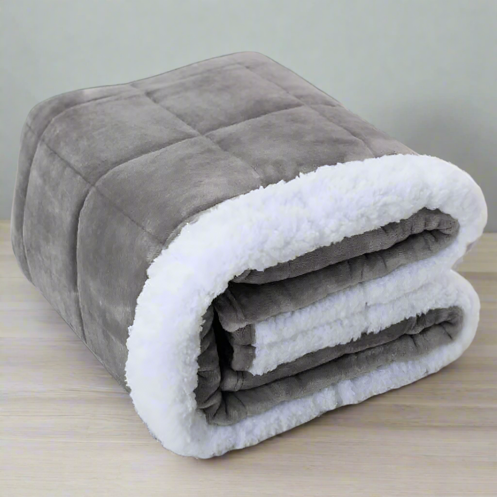 Ultra-Soft Fleece Weighted Blanket