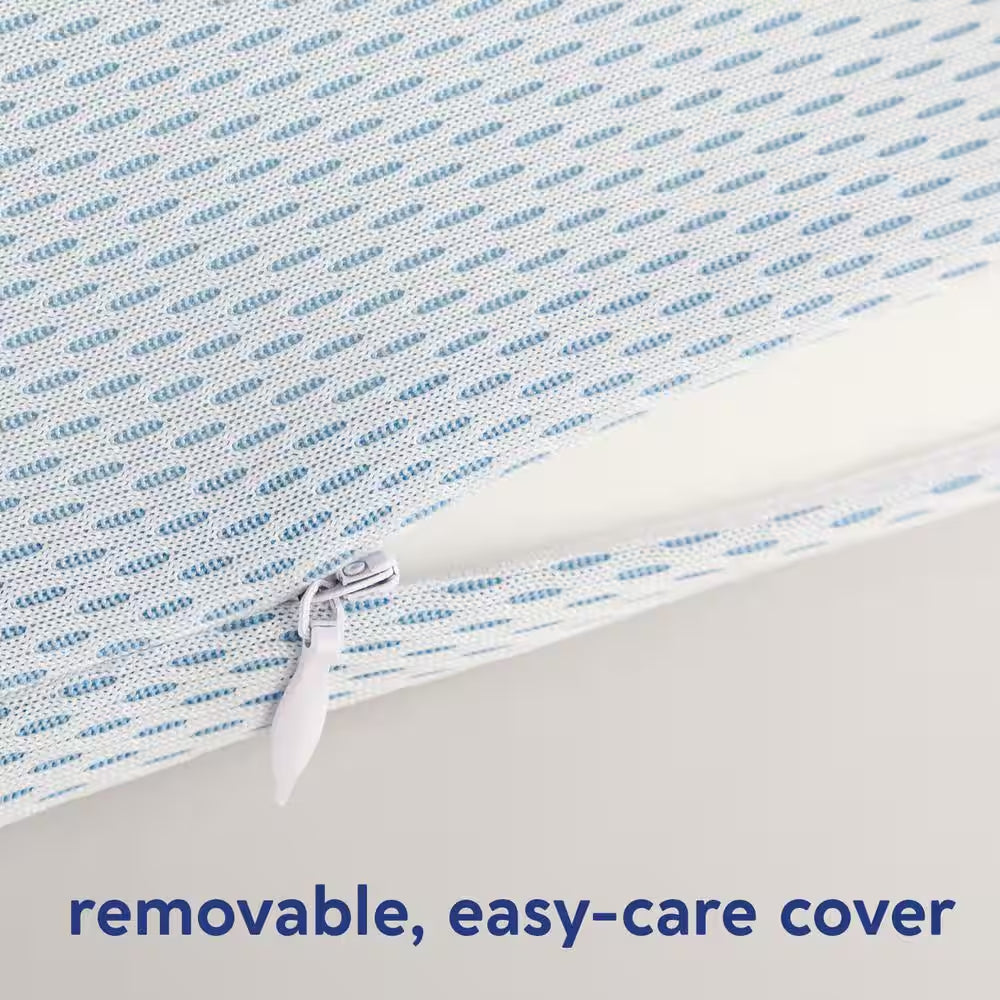 Smart Edge Multi-Position Gel Infused Memory Foam Standard Pillow