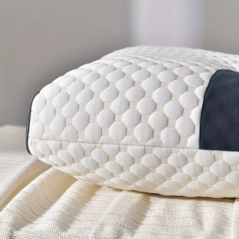 [Massage Neck Pillow] Soft Adjustable Ergonomic Knitted Massage Neck Pillow Orthopedic Contour Support Pillow