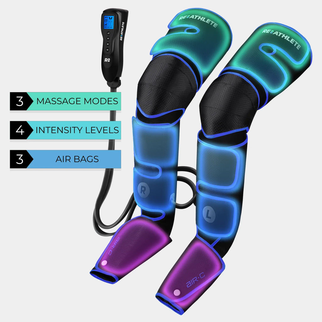 AIR-C Full Leg Massager for Circulation and Pain Relief Compression Thigh, Calf, Foot Massager